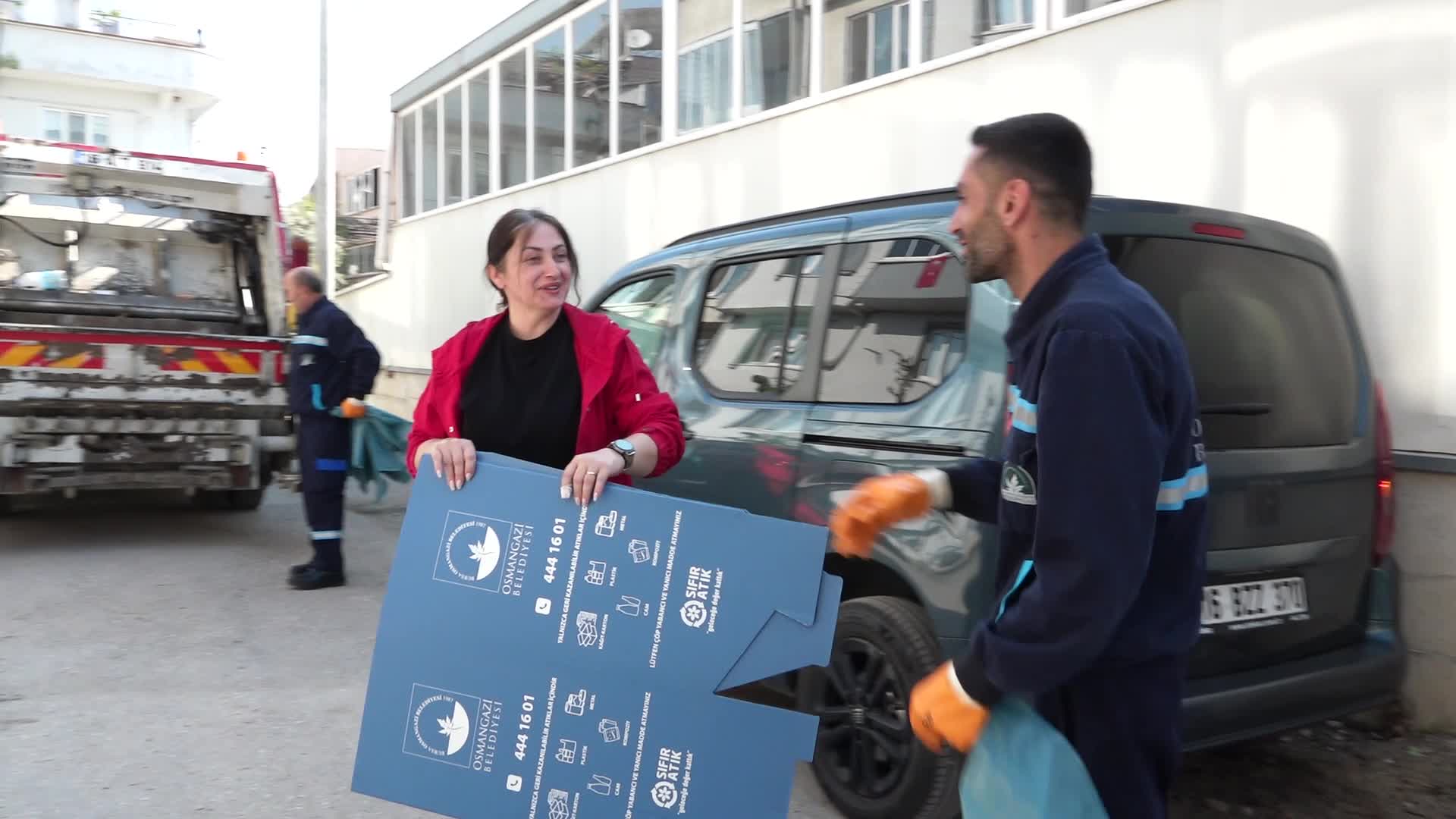 Osmangazi'de bir yılda 6 bin 916 ton geri dönüştürülebilir ambalaj atığı toplandı