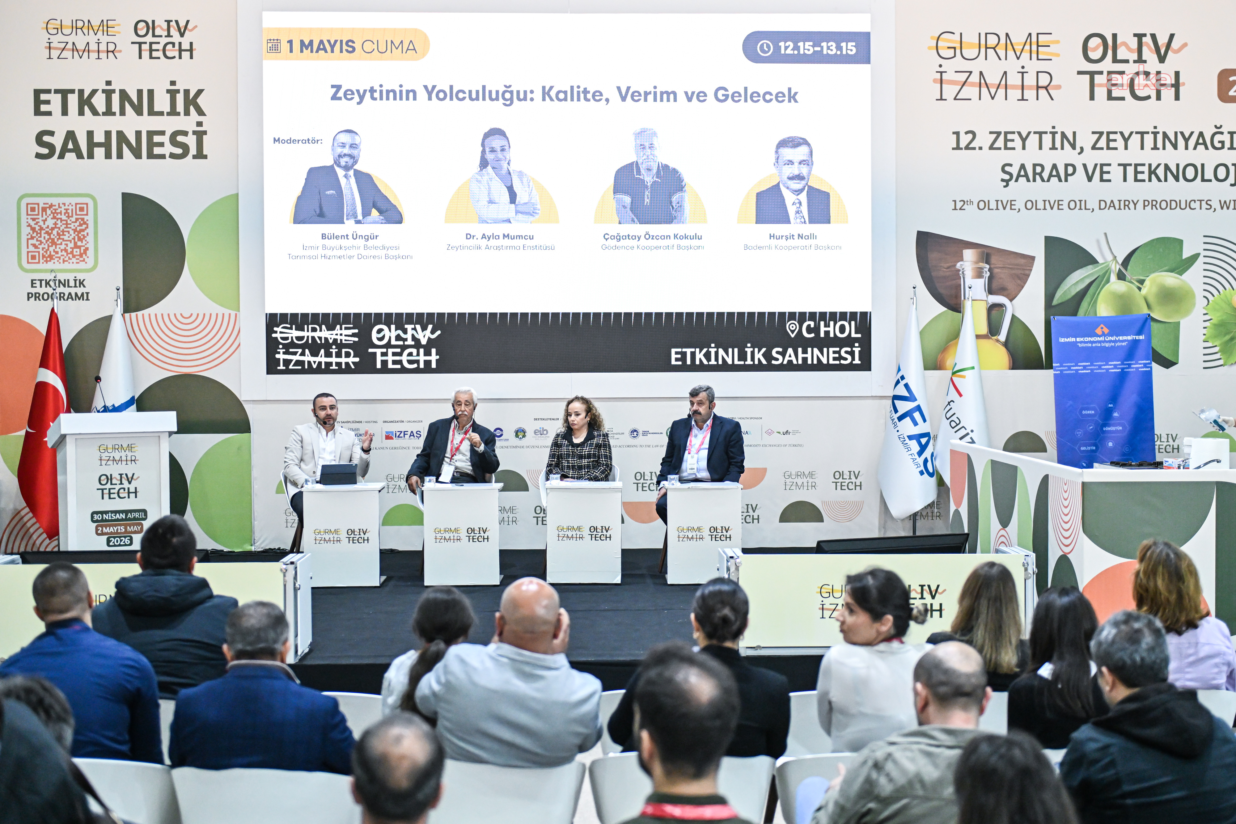Gurme İzmir Olivtech Fuarı’nda zeytin, süt ve şarap sektörünün geleceği ele alındı