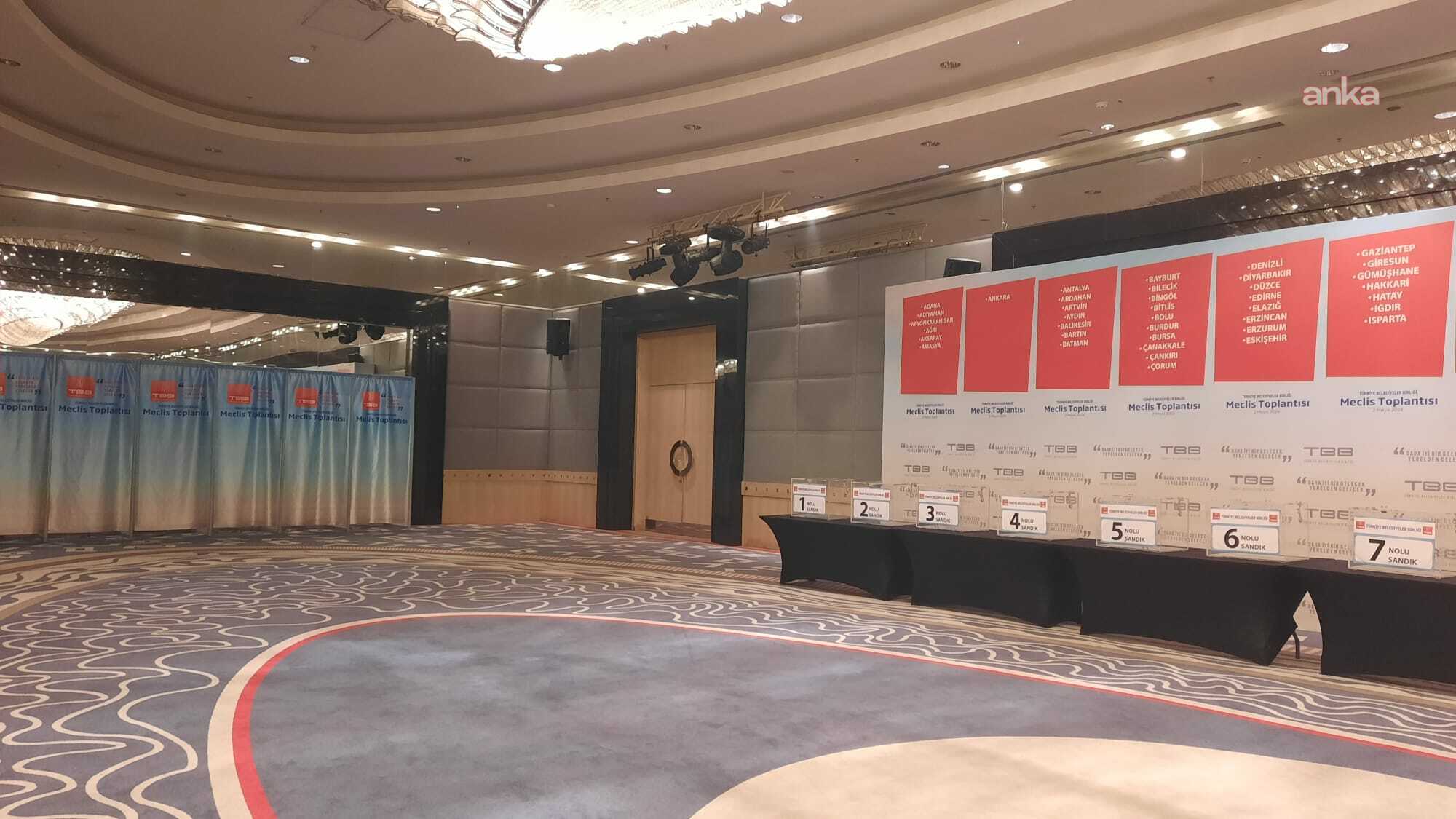 TBB Meclis toplantısında başkan seçimi için oy verme işlemine geçildi