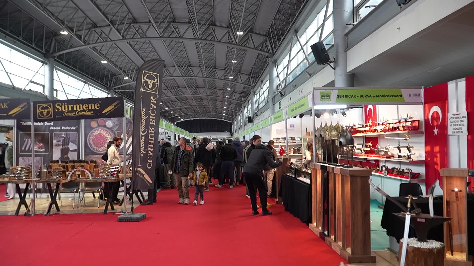 Bursa’nın 700 yıllık bıçakları, 3. Uluslararası Bursa Bıçak Festivali'nde vitrine çıktı