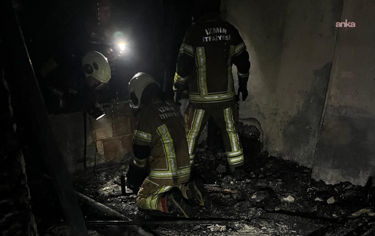 İzmir Konak’ta yangın: 3 çocuk kurtarıldı, 1 çocuk hayatını kaybetti