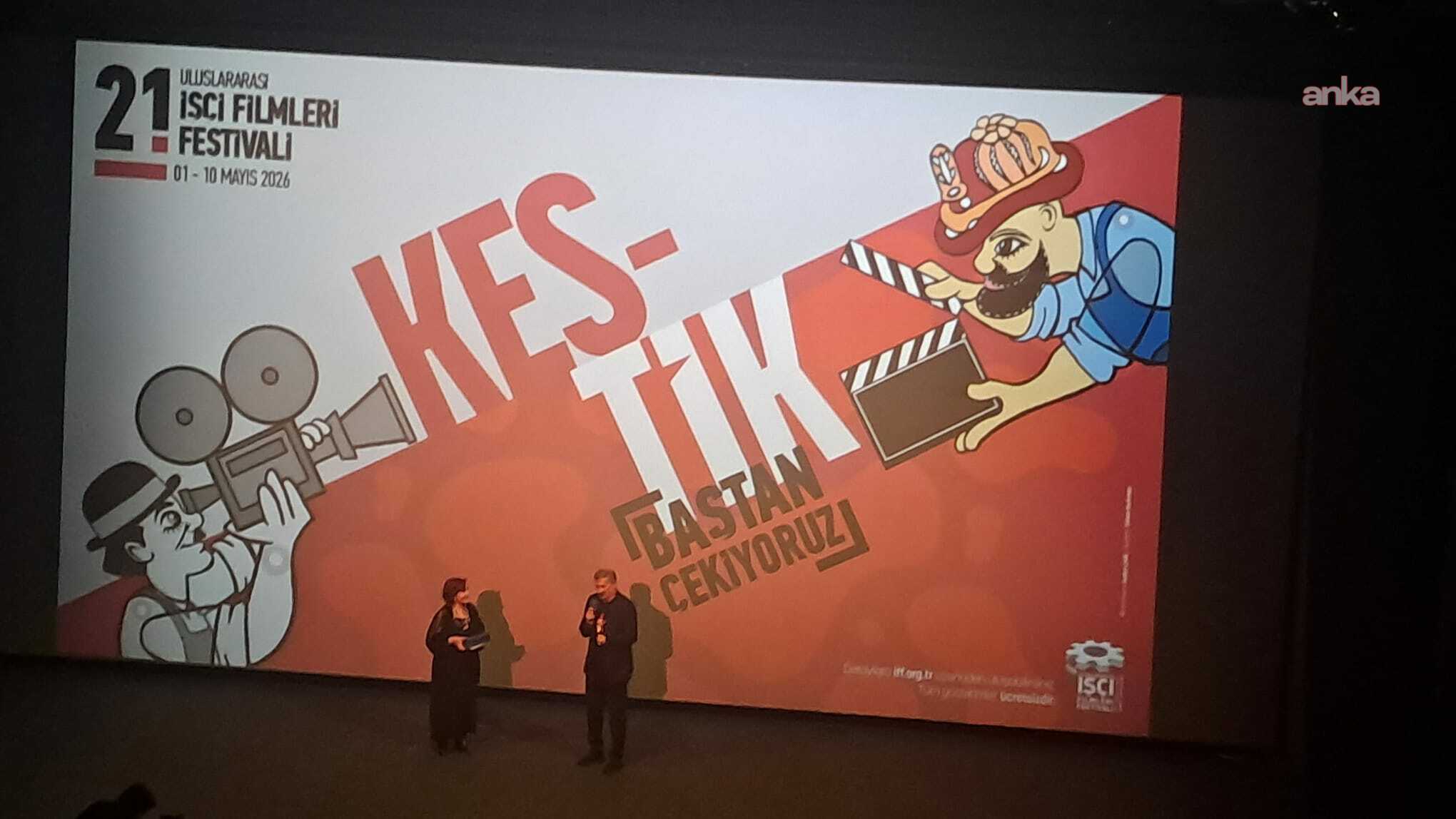 İşçi Filmleri Festivali “Kestik Baştan Çekiyoruz” sloganıyla başladı