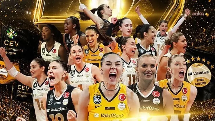 CEV Kadınlar Şampiyonlar Ligi'nde şampiyon Vakıfbank