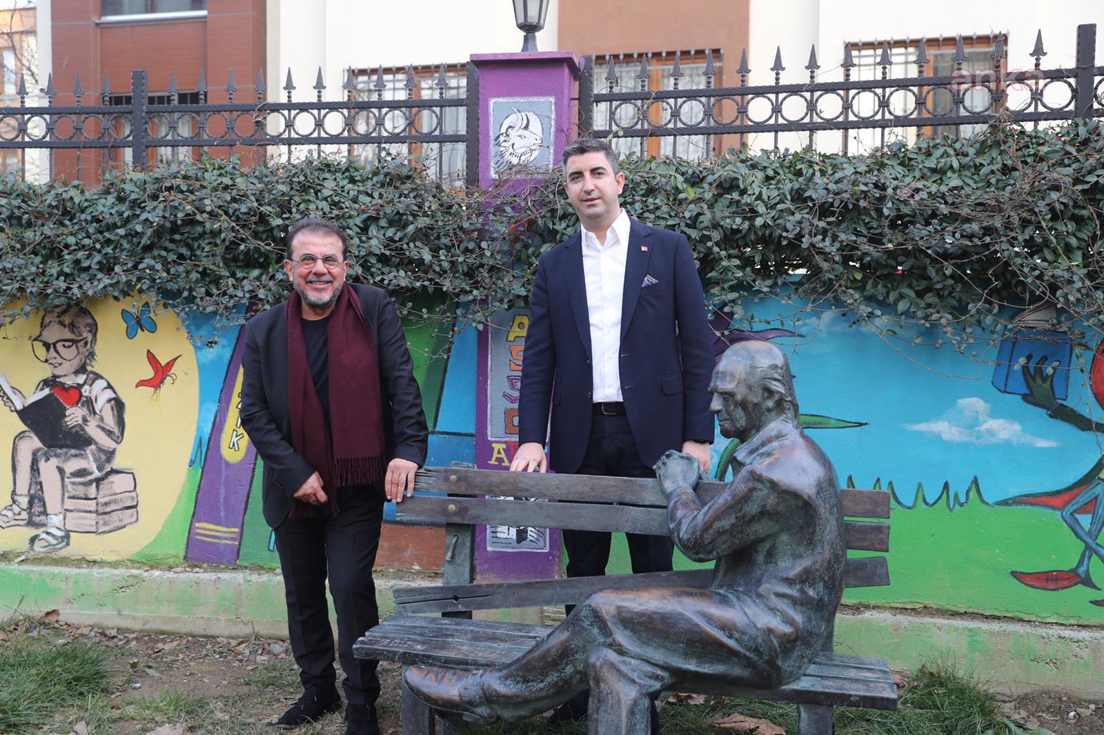 NEBİL ÖZGENTÜRK'TEN RIFAT ILGAZ EĞLENCELİ ÇOCUK KÜTÜPHANESİNE ZİYARET