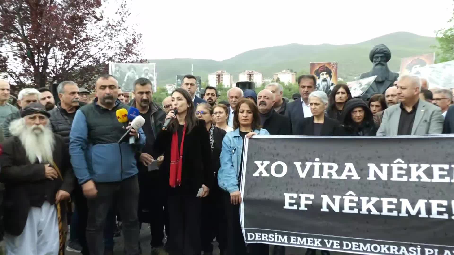 1938 Dersim olaylarının yıl dönümü... DEM Parti Eş Genel Başkanı Hatimoğulları: Seyit Rıza ve yol arkadaşlarının mezar yerleri açıklanmalı