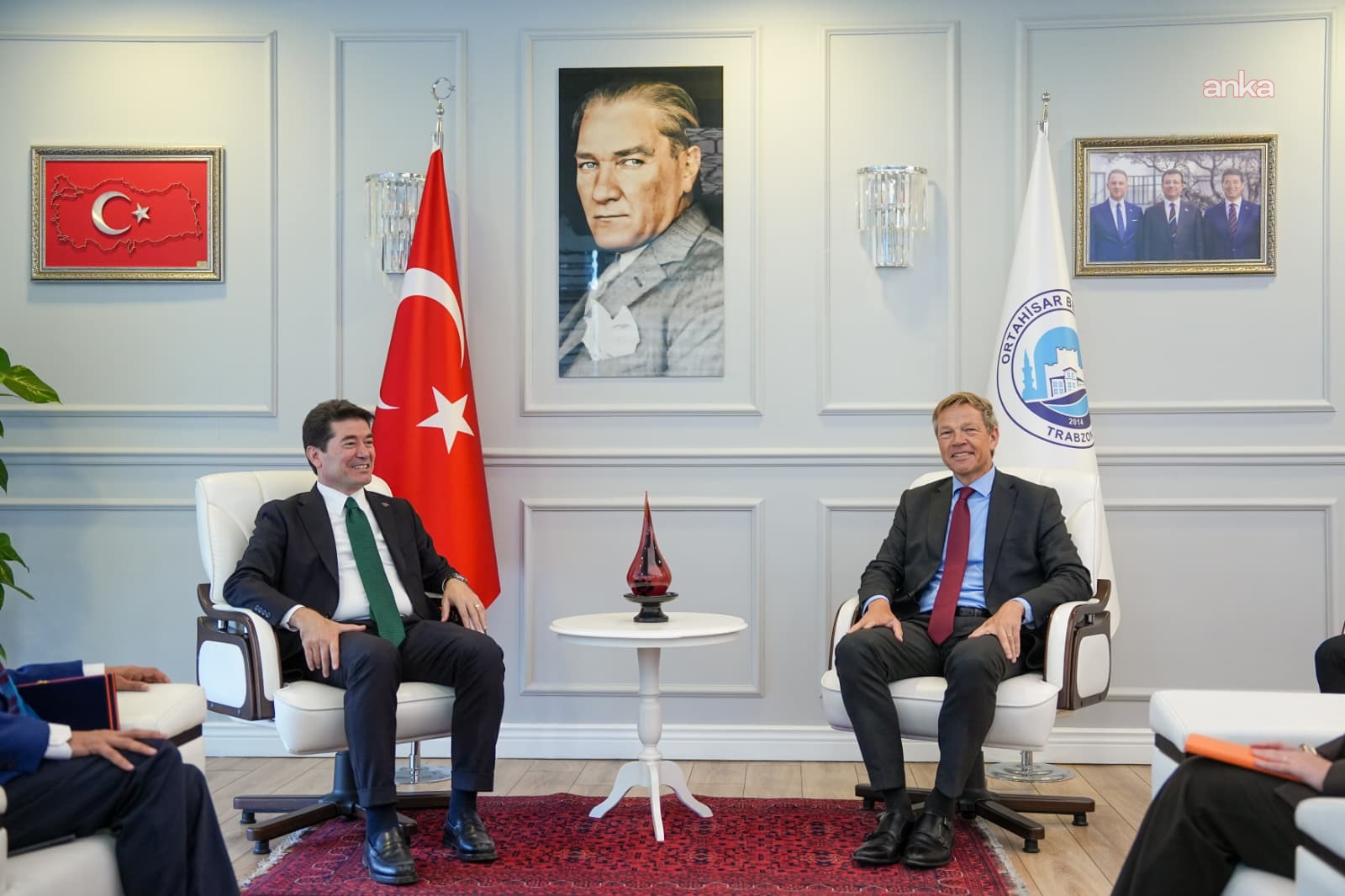 Ortahisar Belediye Başkanı Kaya, Hollanda Ankara Büyükelçisi Wijnands’ı ağırladı