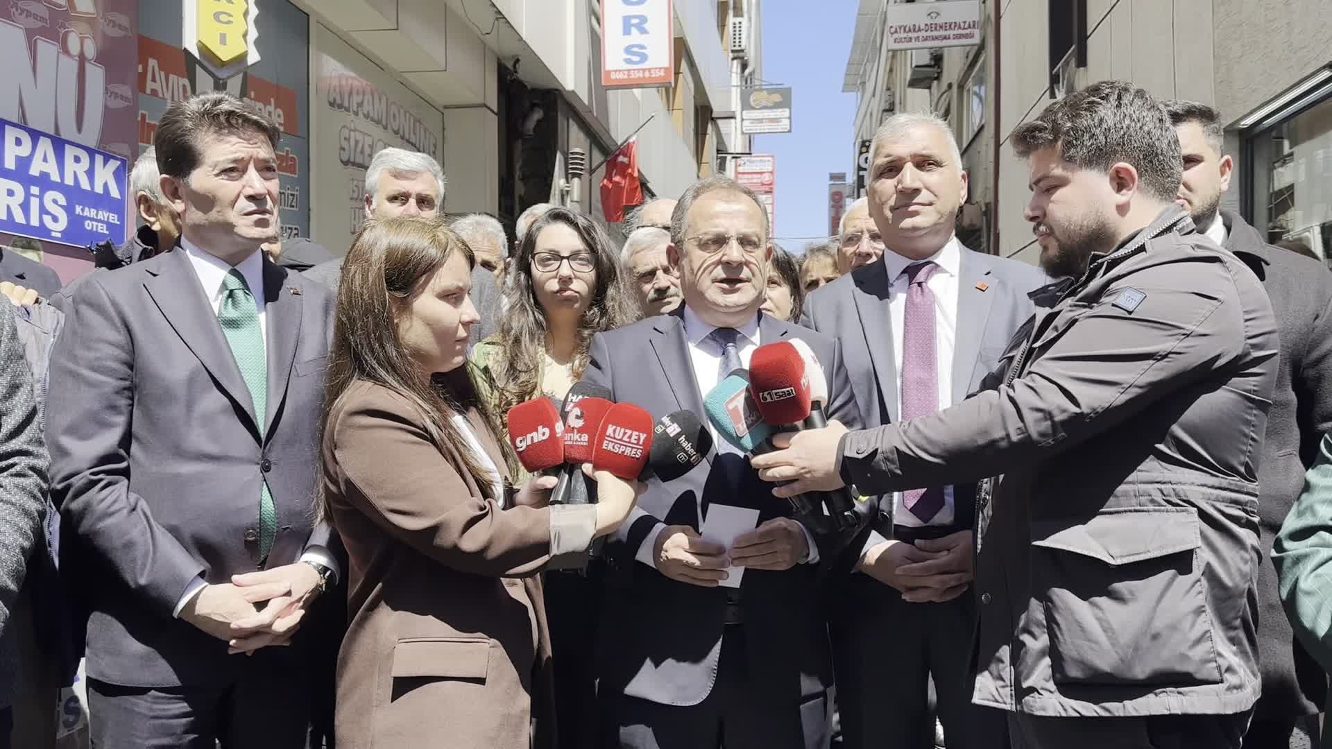 CHP 81 ilde sahada.... CHP Trabzon İl Başkanı Bak: Vatandaşımızın talebi erken seçim