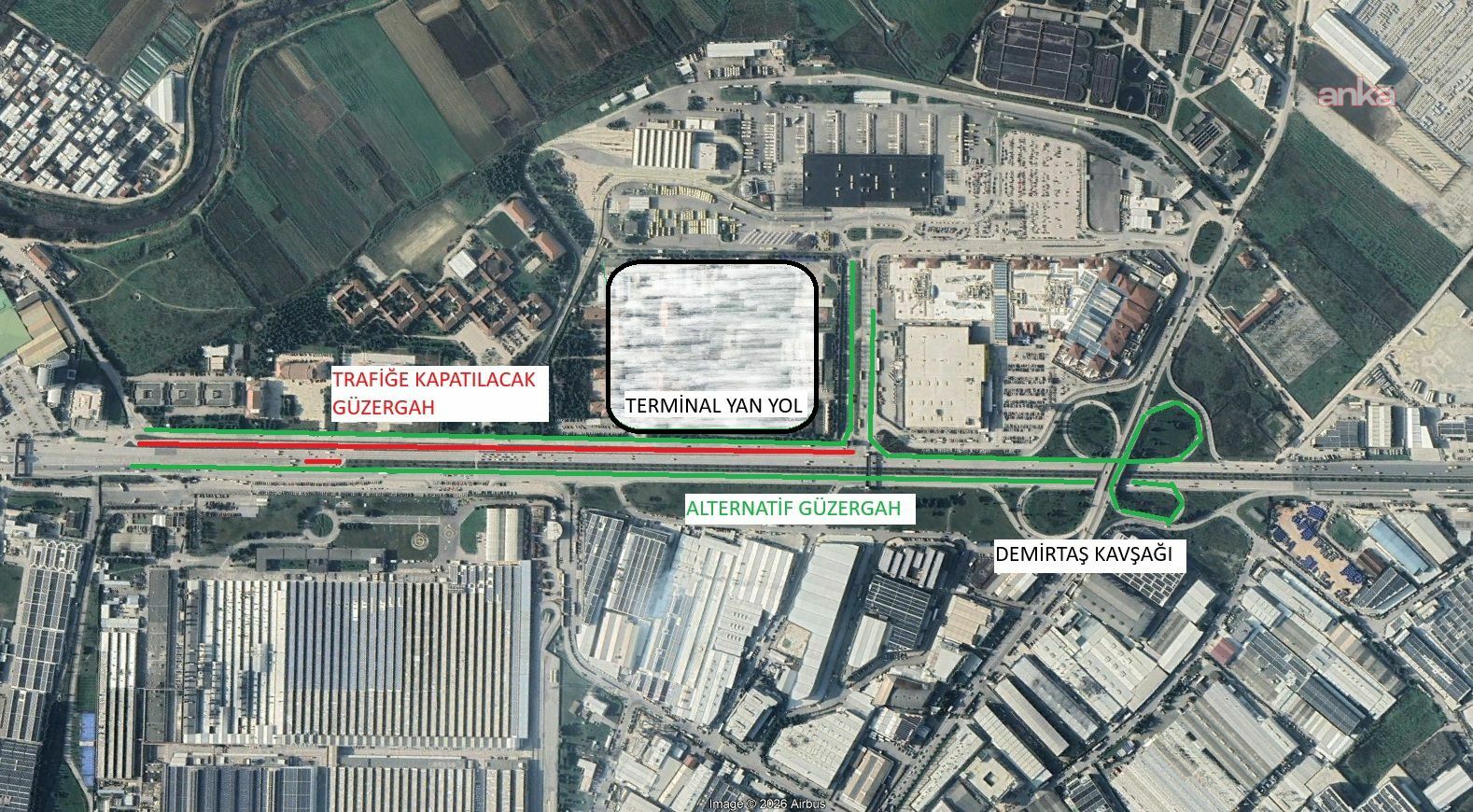Bursa'da trafik düzenlemesi