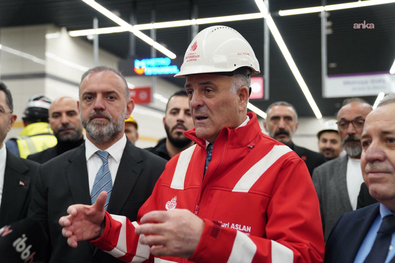 Sancaktepe - Sultanbeyli - Çekmeköy Metro hattını inceleyen Nuri Aslan’dan çağrı: “Bir arada olunan görkemli bir açılış yapalım”