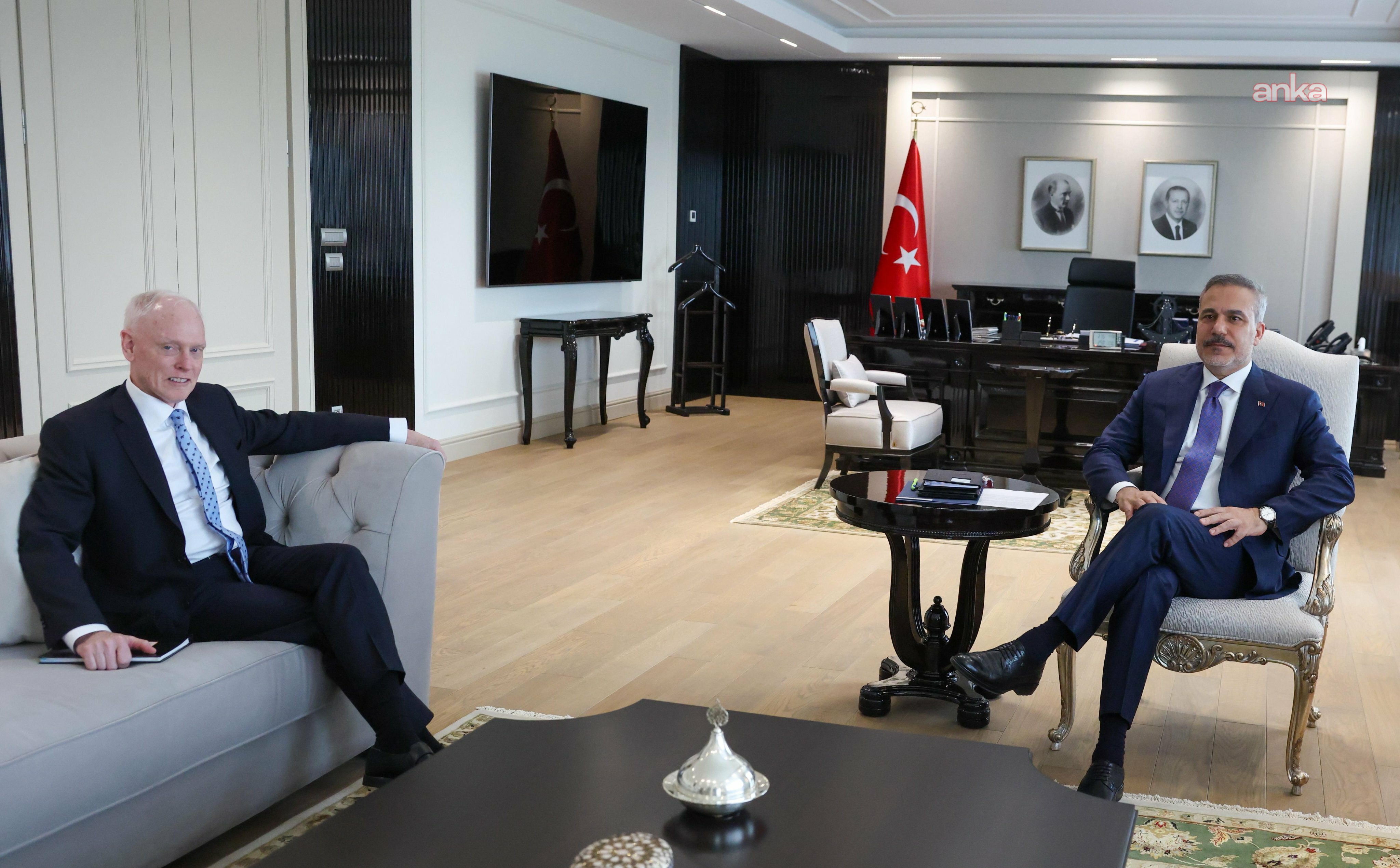 Bakan Fidan, Kanada Başbakanı'nın danışmanı David Morrison’ı Ankara’da kabul etti