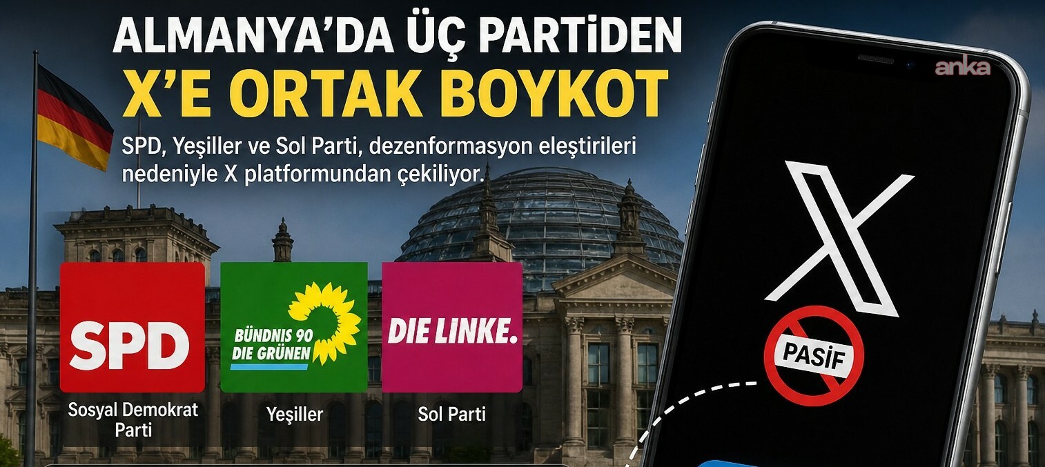 Almanya’da üç partiden X’e ortak boykot