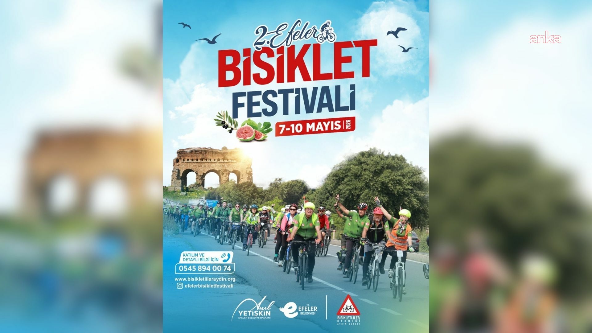 2. Efeler Bisiklet Festivali yarın başlıyor