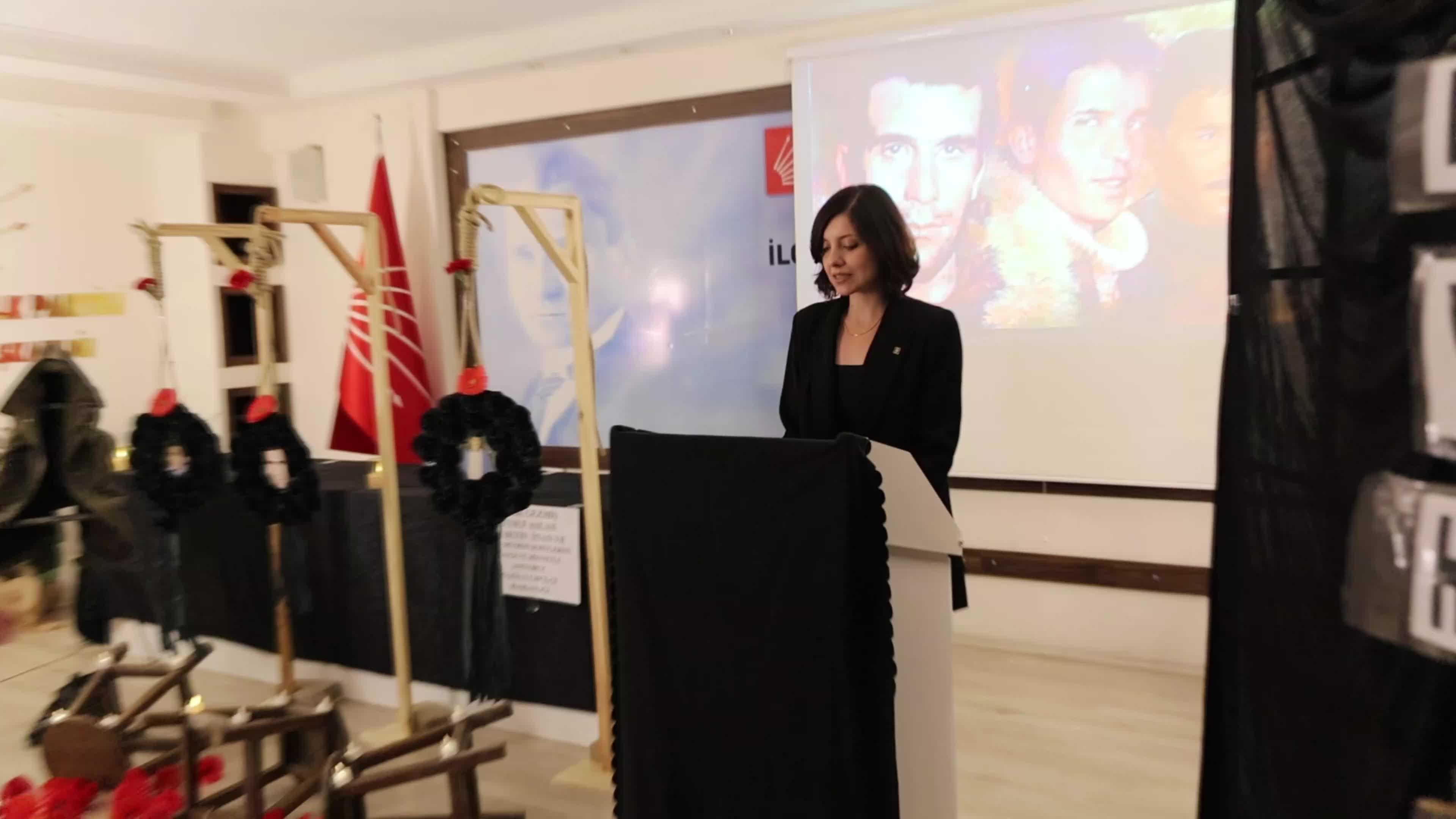 CHP Nazilli İlçe Başkanlığı "3 Fidan'ı Anma" programı düzenlendi