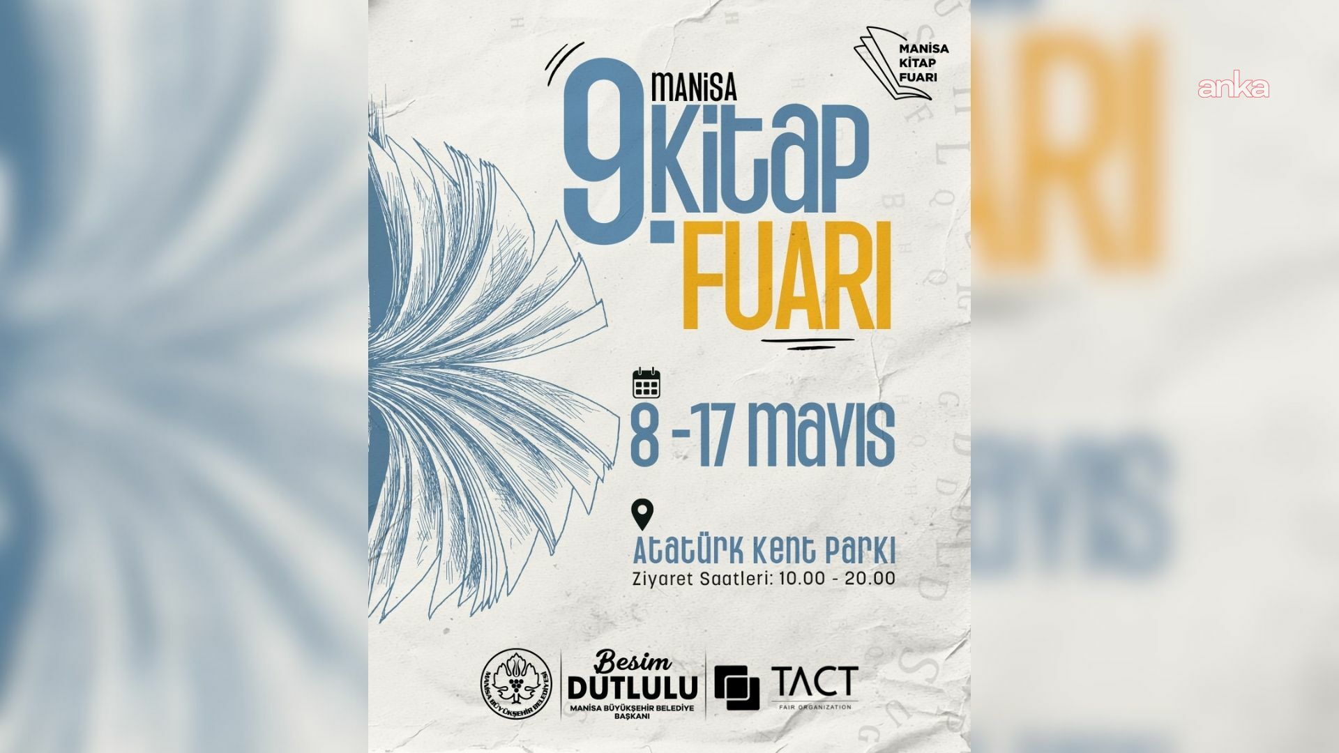 9. Manisa Kitap Fuarı, kitapseverleri ağırlamaya hazırlanıyor