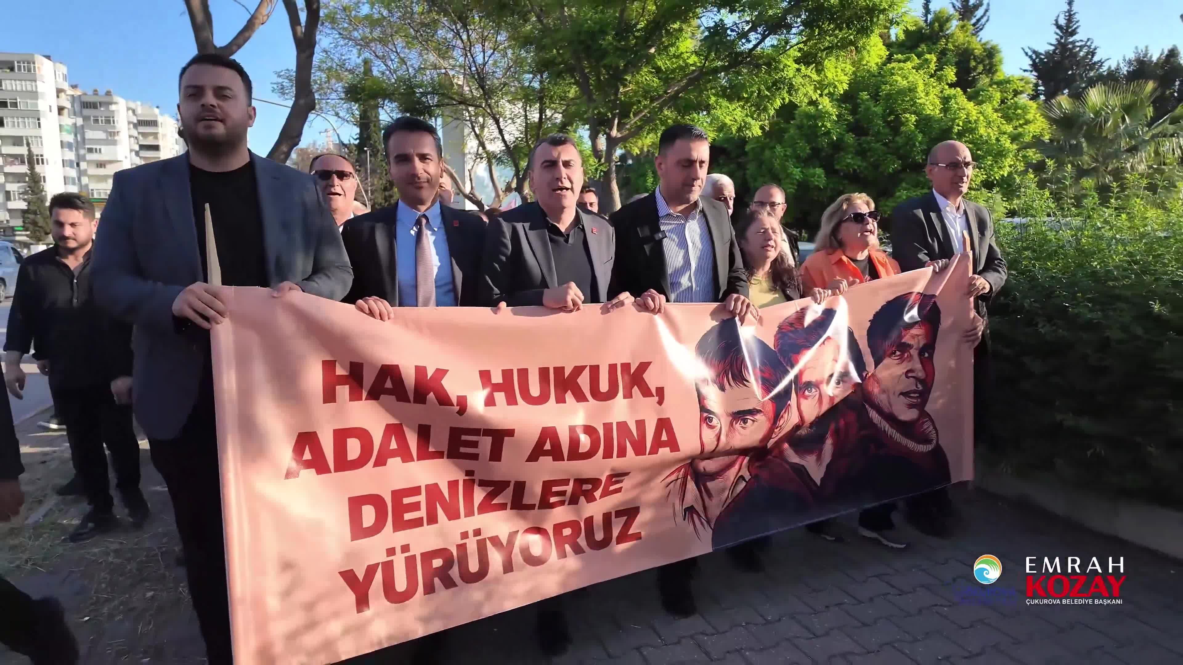 Çukurova, "Üç Fidan" için yürüdü... Başkan Kozay: "Onların adı milyonların vicdanında yaşamaya devam ediyor"