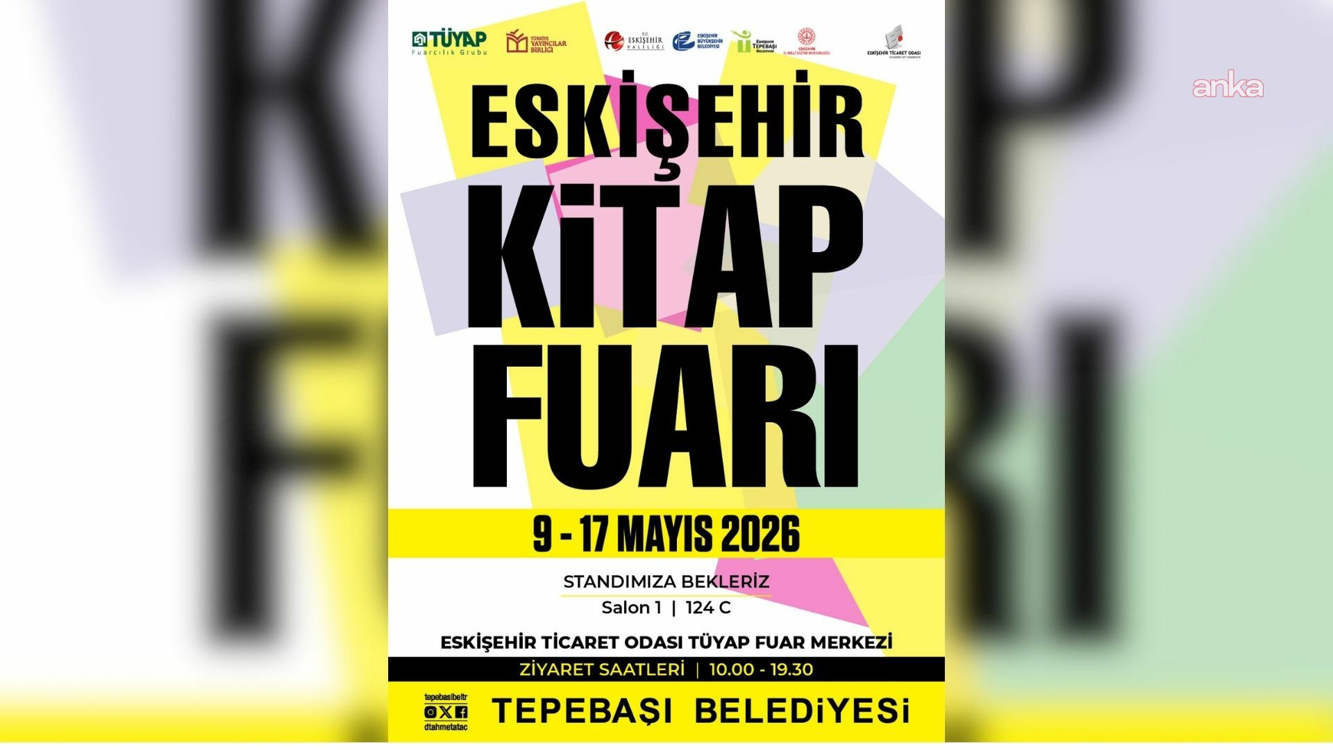 Tepebaşı Belediyesi, Eskişehir Kitap Fuarı’nda stant açacak