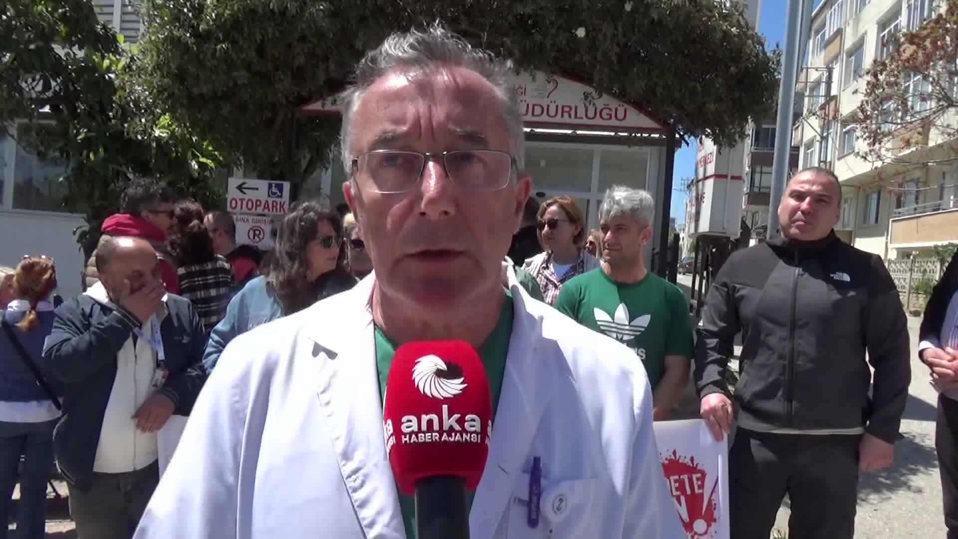 Sinop'ta sağlıkta şiddete protesto