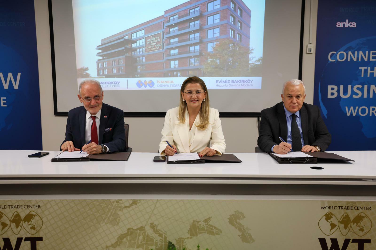 Bakırköy'de "Gündüz Yaşlı Bakımevi" için imzalar atıldı
