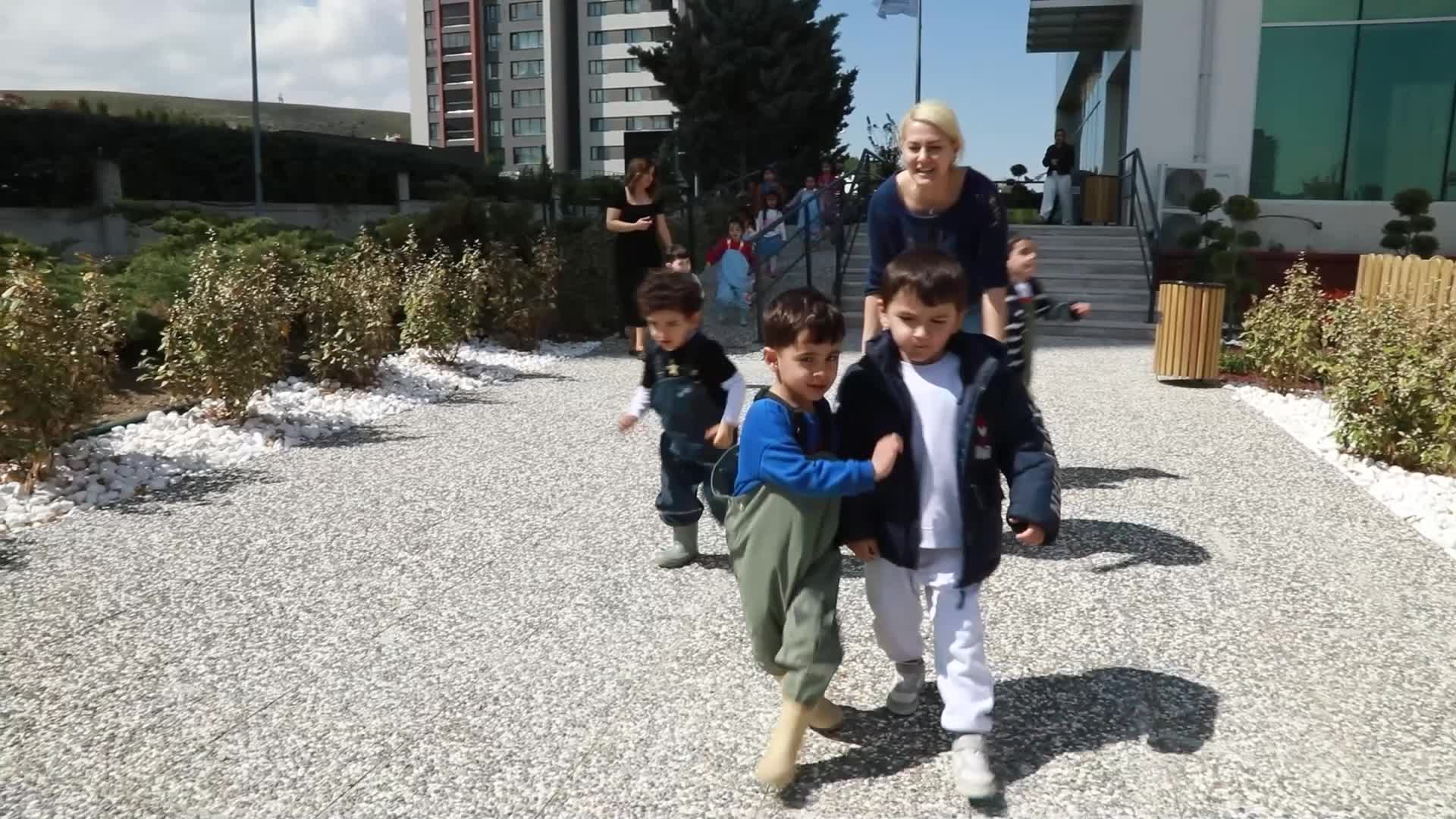Çankaya'da minikler, gelecekleri için tohum ekti