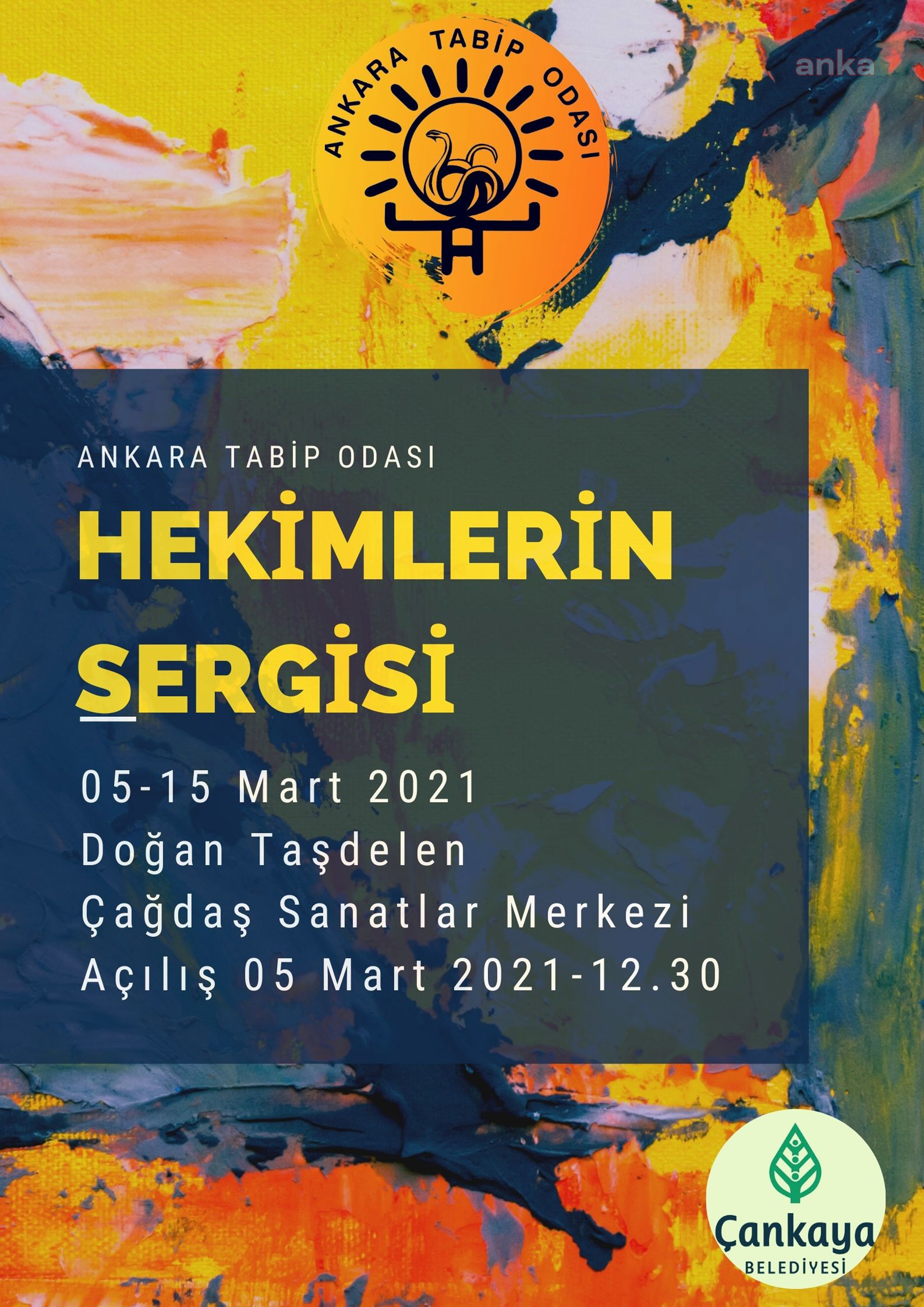 ÇANKAYA, BAHARI SANATLA KARŞILIYOR