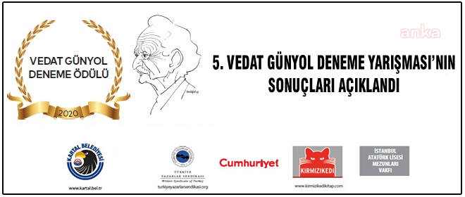 5. VEDAT GÜNYOL DENEME YARIŞMASI'NIN SONUÇLARI AÇIKLANDI