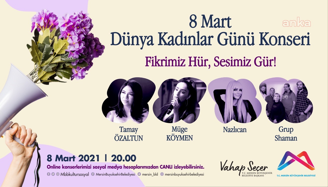 MERSİN BÜYÜKŞEHİR, KONSERLER İLE EVLERE KONUK OLUYOR
