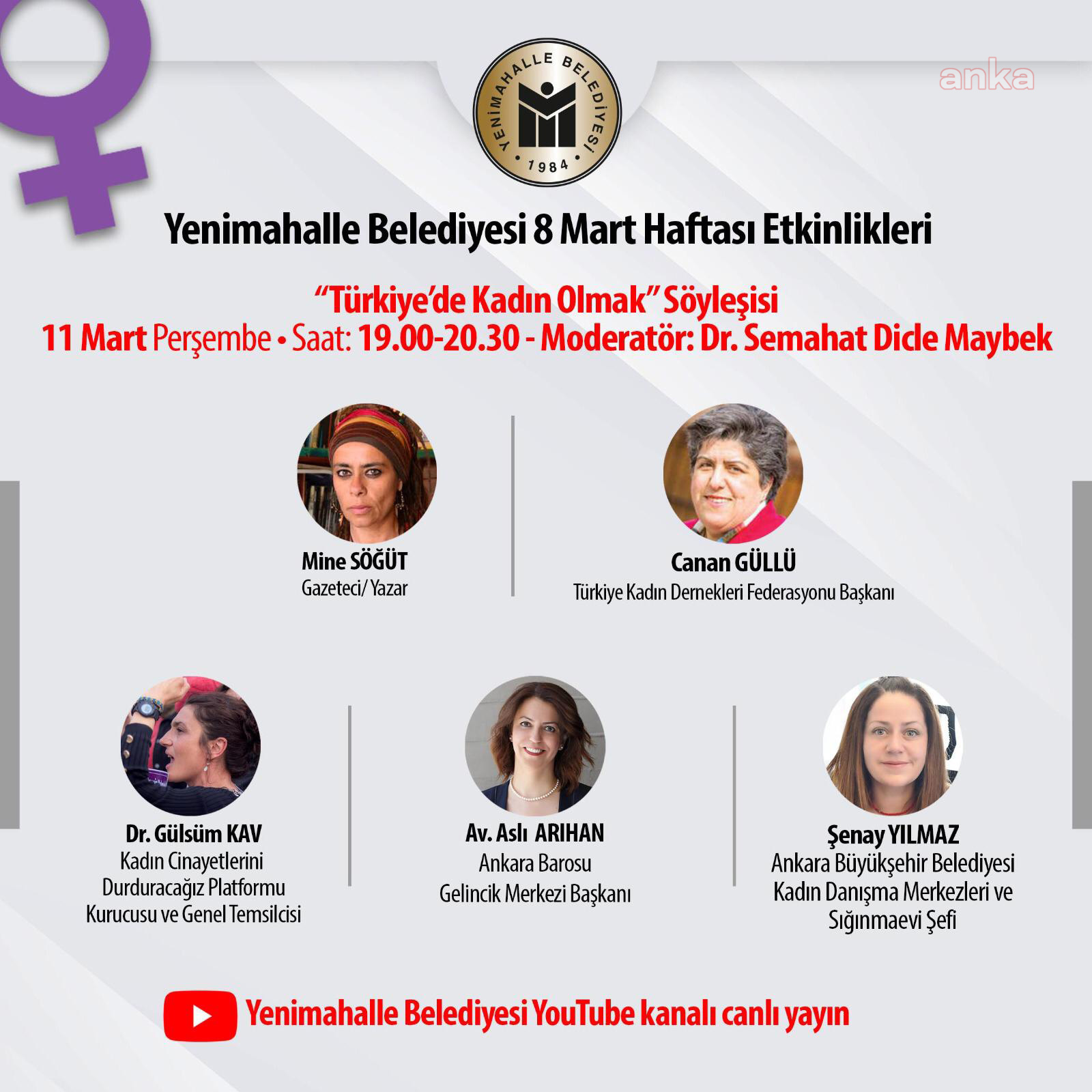 YENİMAHALLE'DE KADINLAR GÜNÜ ETKİNLİKLERİ BAŞLIYOR