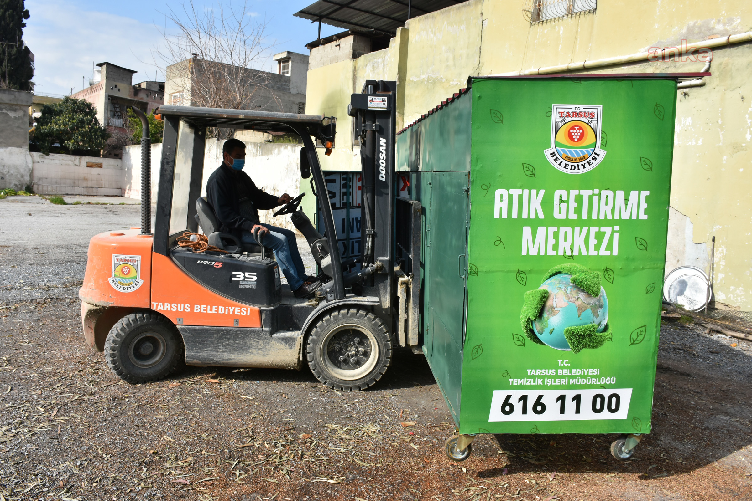 TARSUS BELEDİYESİ, BÖLGENİN İLK SIFIR ATIK GETİRME MERKEZİNİ KENTE YERLEŞTİRDİ