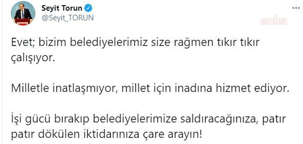 ERDOĞAN’IN ‘TAKUR TUKUR’ SÖZÜNE CHP'DEN ‘PATIR PATIR’ YANITI