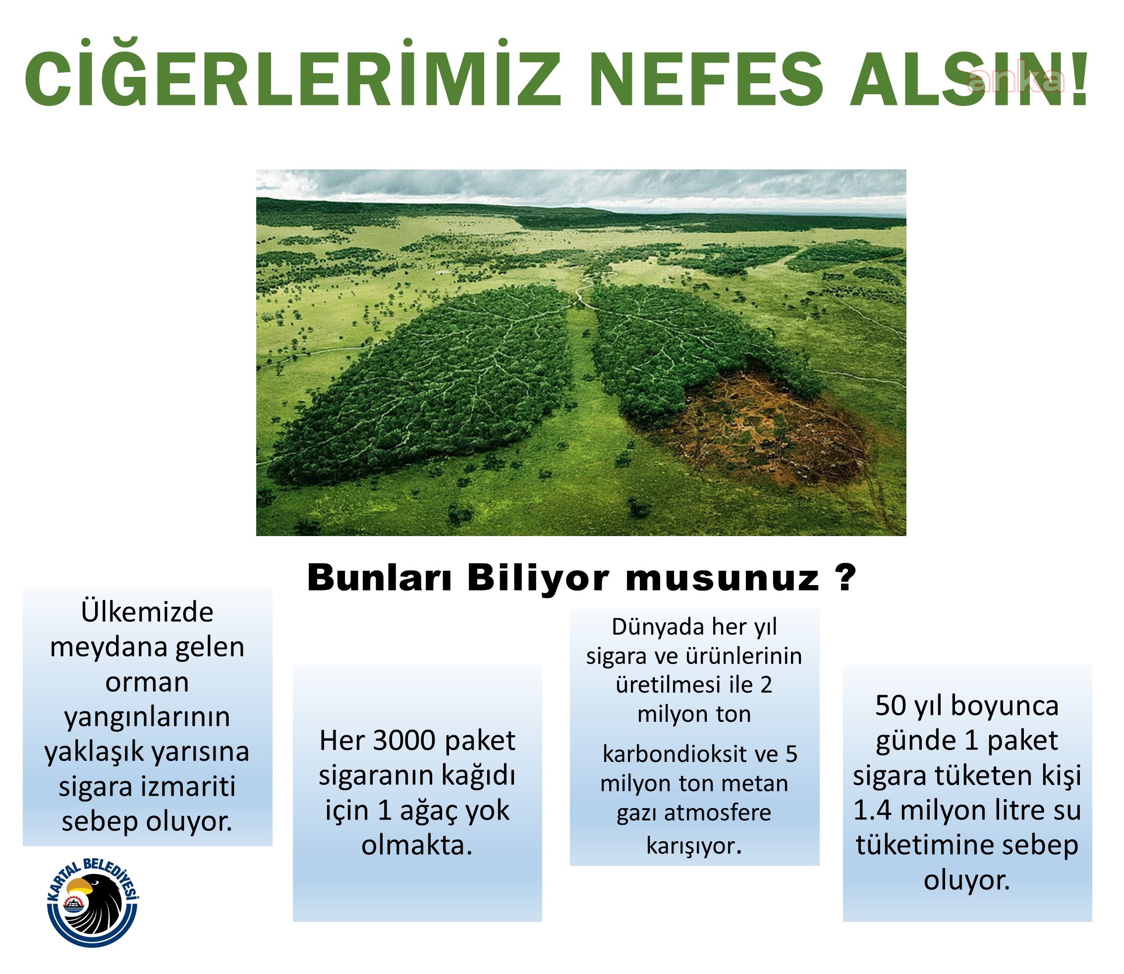 KARTAL BELEDİYESİ'NDEN SİGARA BAĞIMLILIĞINA KARŞI ÖRNEK PROJE