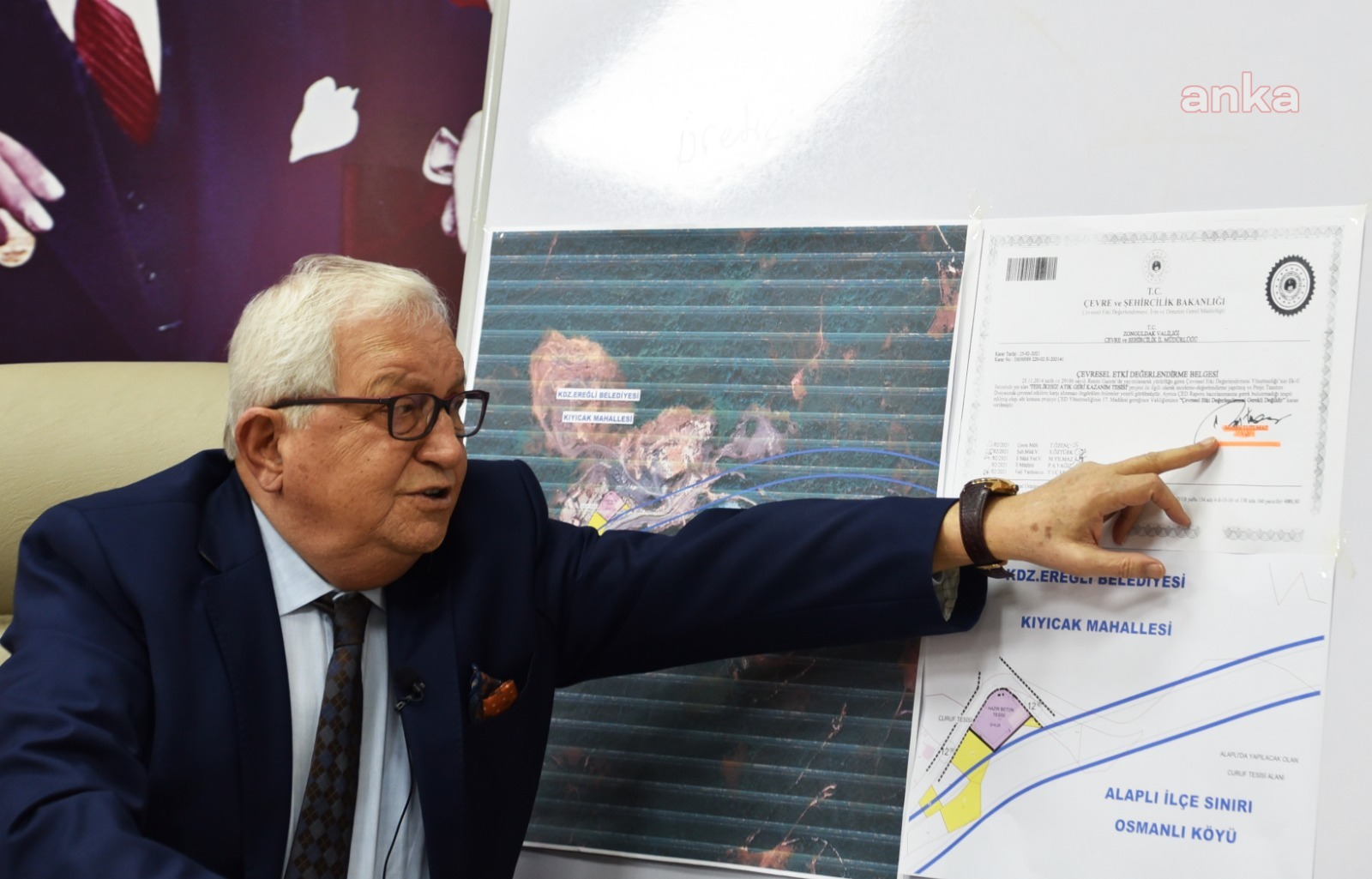 KDZ.EREĞLİ BELEDİYE BAŞKANI POSBIYIK, CÜRUF TESİSİ TEHLİKESİNE DİKKAT ÇEKTİ