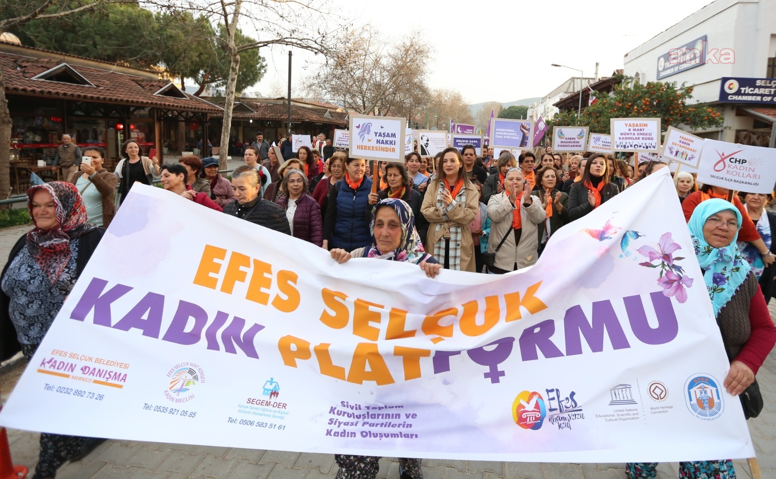 EFES SELÇUK 8 MART’A HAZIR:  “KADIN İNSANLIĞIN KANATLARIDIR”