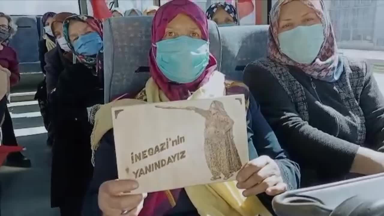 KİRAZLIYAYLALI KADINLARDAN, İNEGAZİLİ KADINLARA DAYANIŞMA ZİYARETİ