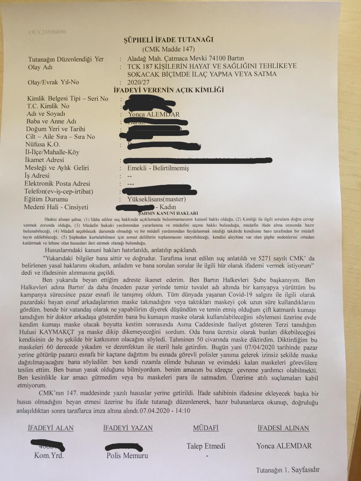 "ÜCRETSİZ MASKE DAĞITMAK ‘SUÇ’ MU?"