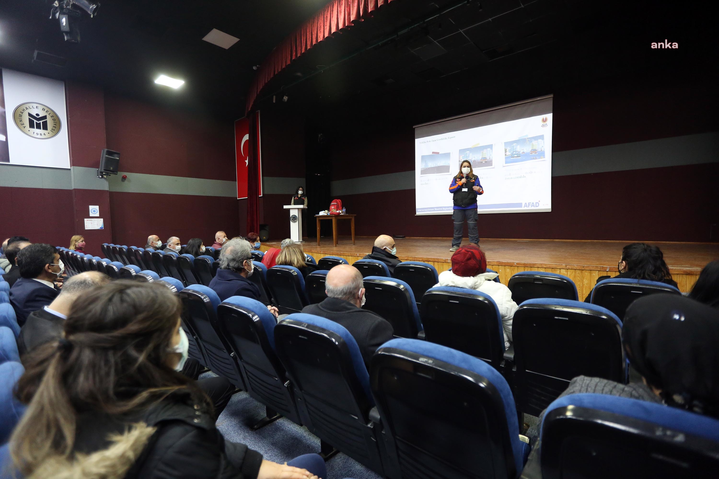 YENİMAHALLE'DE AFETLERE KARŞI FARKINDALIK SEMİNERİ