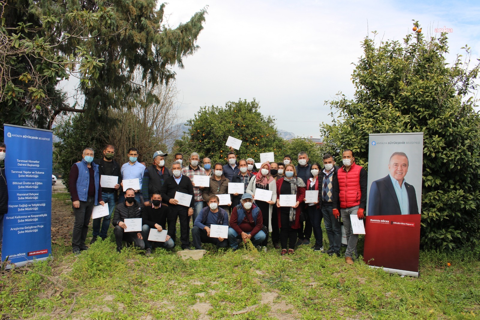 ANTALYA BÜYÜKŞEHİR, ÇİFTÇİ EĞİTİMLERİNİ SÜRDÜRÜYOR