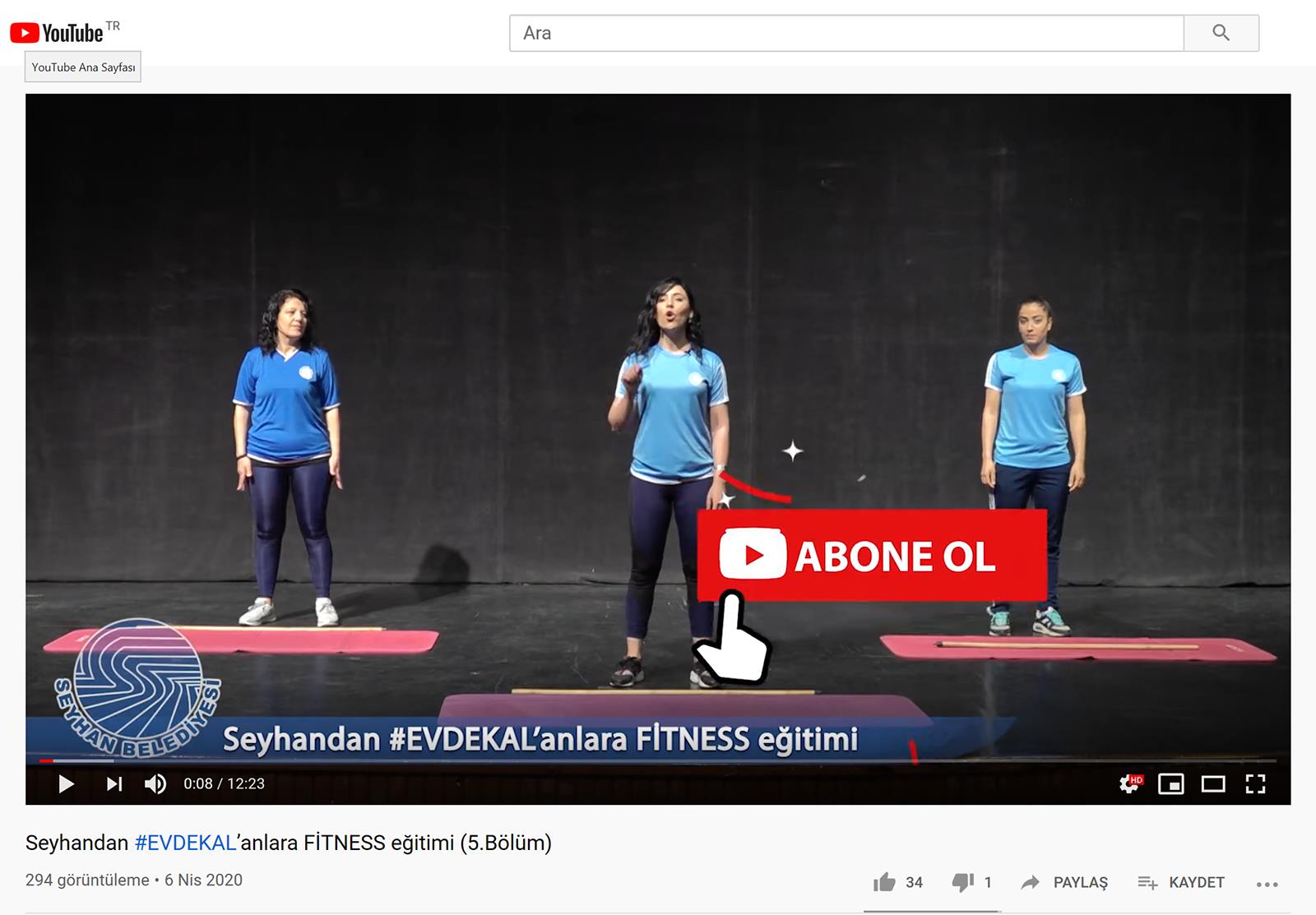 SEYHAN, "EVDE KAL"ANLAR İÇİN HEP ÇEVRİMİÇİ