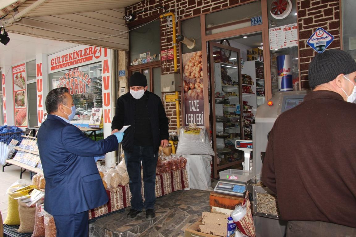 SEYDİŞEHİR BELEDİYESİ'NDEN ESNAFA ÜCRETSİZ MASKE