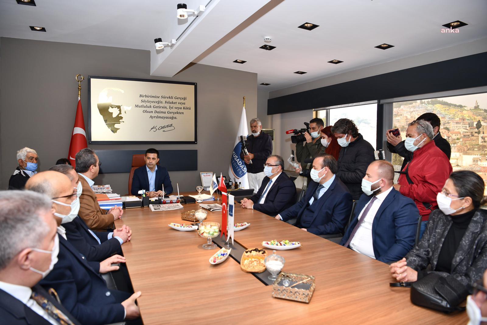 CHP’Lİ VEKİLLERDEN KUŞADASI BELEDİYE BAŞKANI GÜNEL’E TEŞEKKÜR ZİYARETİ