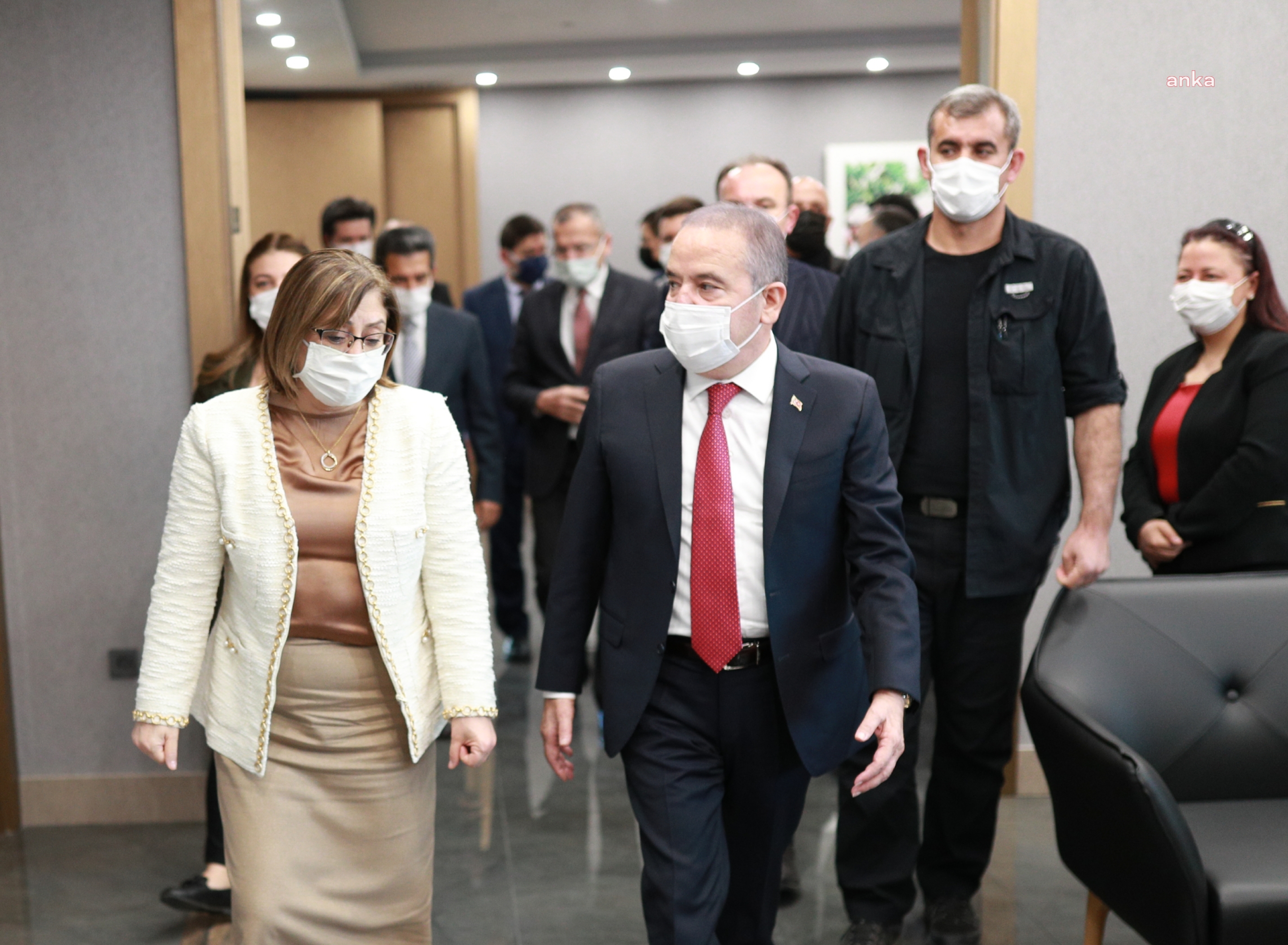 GAZİANTEP BELEDİYE BAŞKANI FATMA ŞAHİN'DEN, MUHİTTİN BÖCEK'E ZİYARET