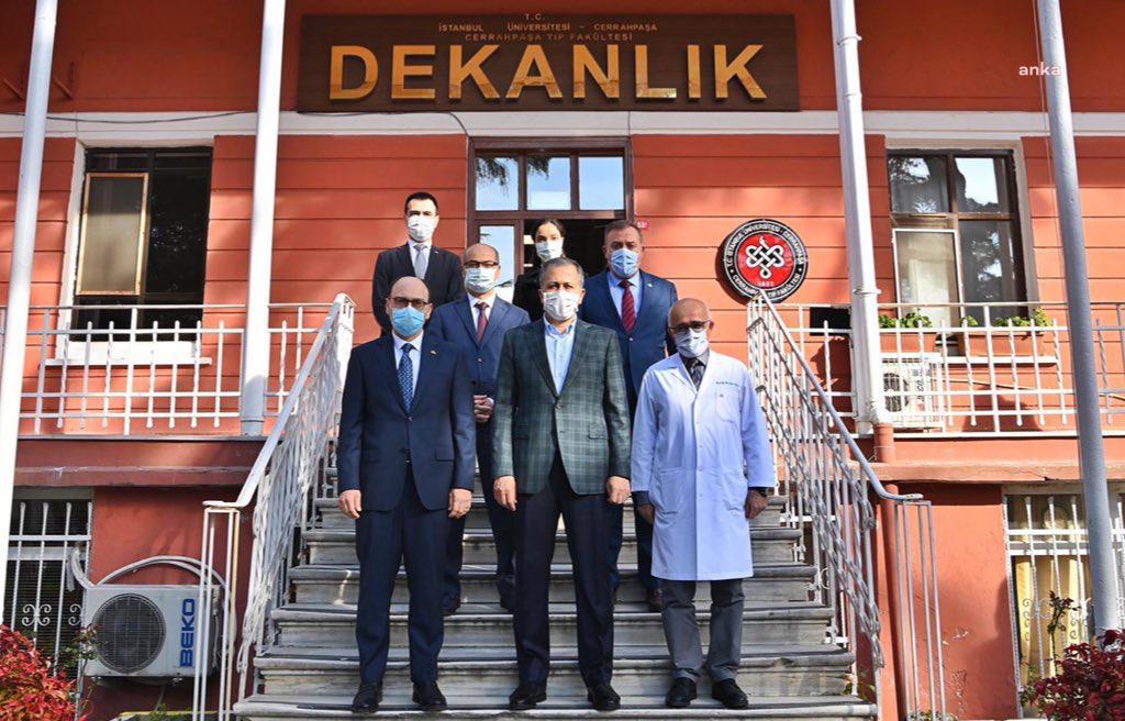 VALİ YERLİKAYA, İSTANBUL ÜNİVERSİTESİ-CERRAHPAŞA TIP FAKÜLTESİ’Nİ ZİYARET ETTİ