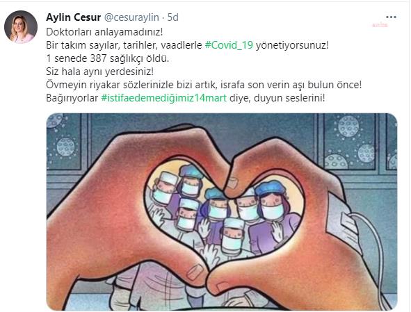 İYİ PARTİLİ CESUR: : "İSRAFA SON VERİN AŞI BULUN ÖNCE"