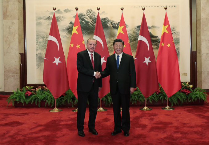 CUMHURBAŞKANI ERDOĞAN, ÇİN DEVLET BAŞKANI Şİ CİNPİNG İLE GÖRÜŞTÜ