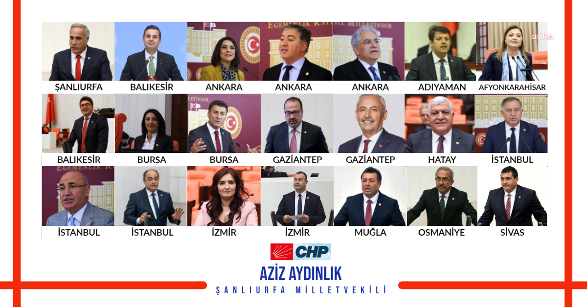 CHP HEYETİ ŞANLIURFA'YA GİDİYOR