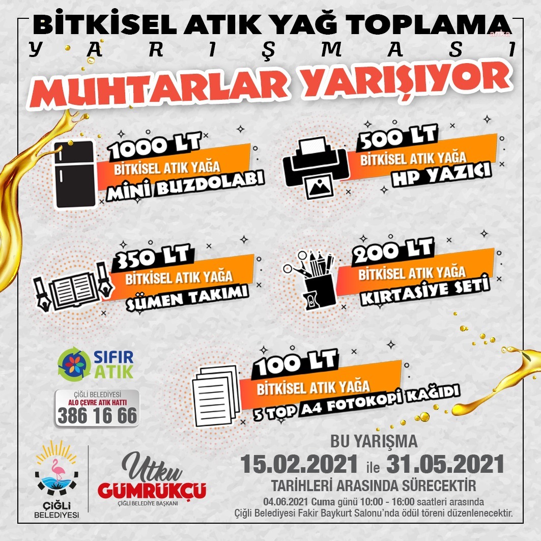 ÇİĞLİLİ MUHTARLAR, DOĞA İÇİN YARIŞIYOR