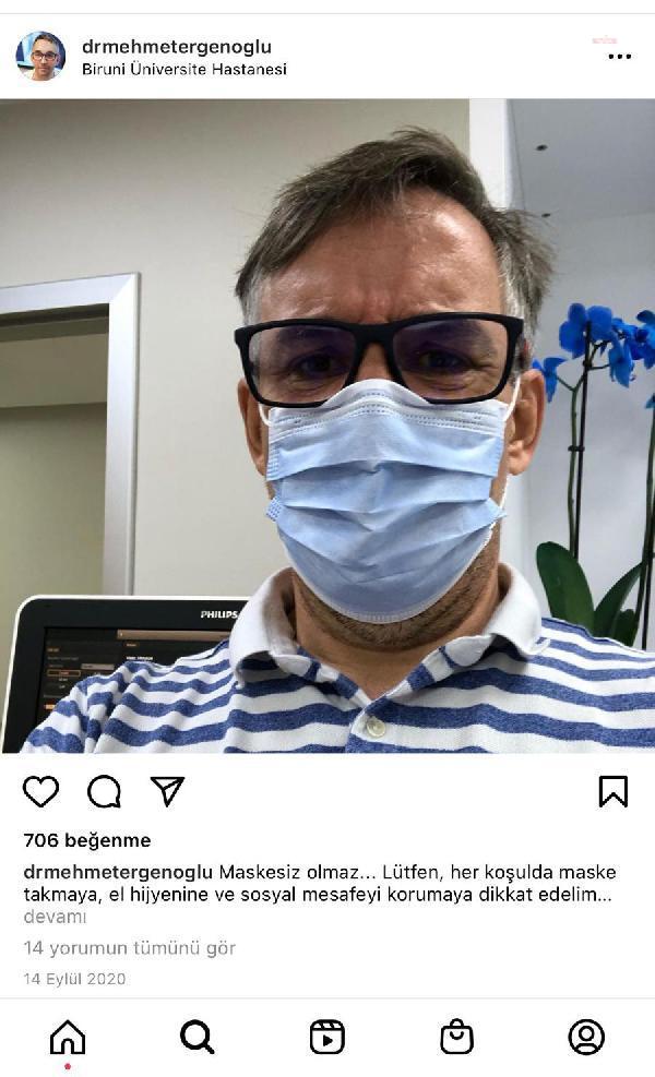 PROF. DR. ERGENOĞLU KORONAVİRÜSTEN ÖLDÜ