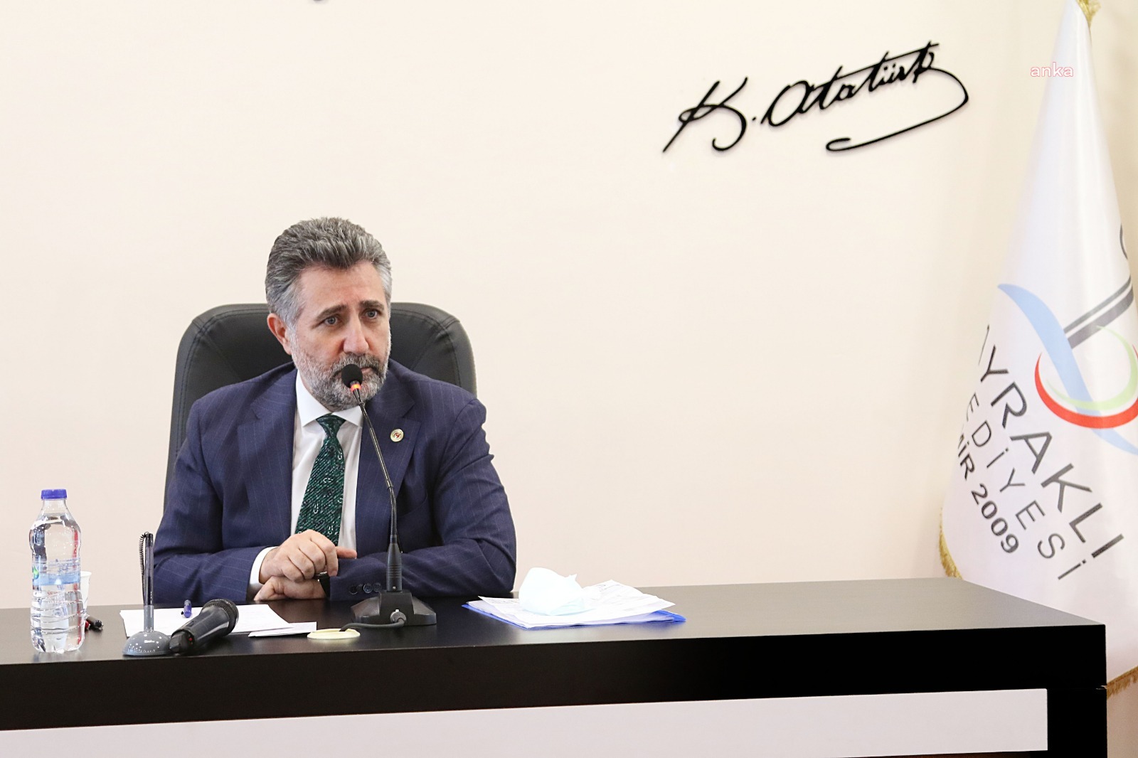 BAYRAKLI BELEDİYE BAŞKANI SANDAL'DAN YENİ TRAFO YERİ İÇİN İŞ BİRLİĞİ