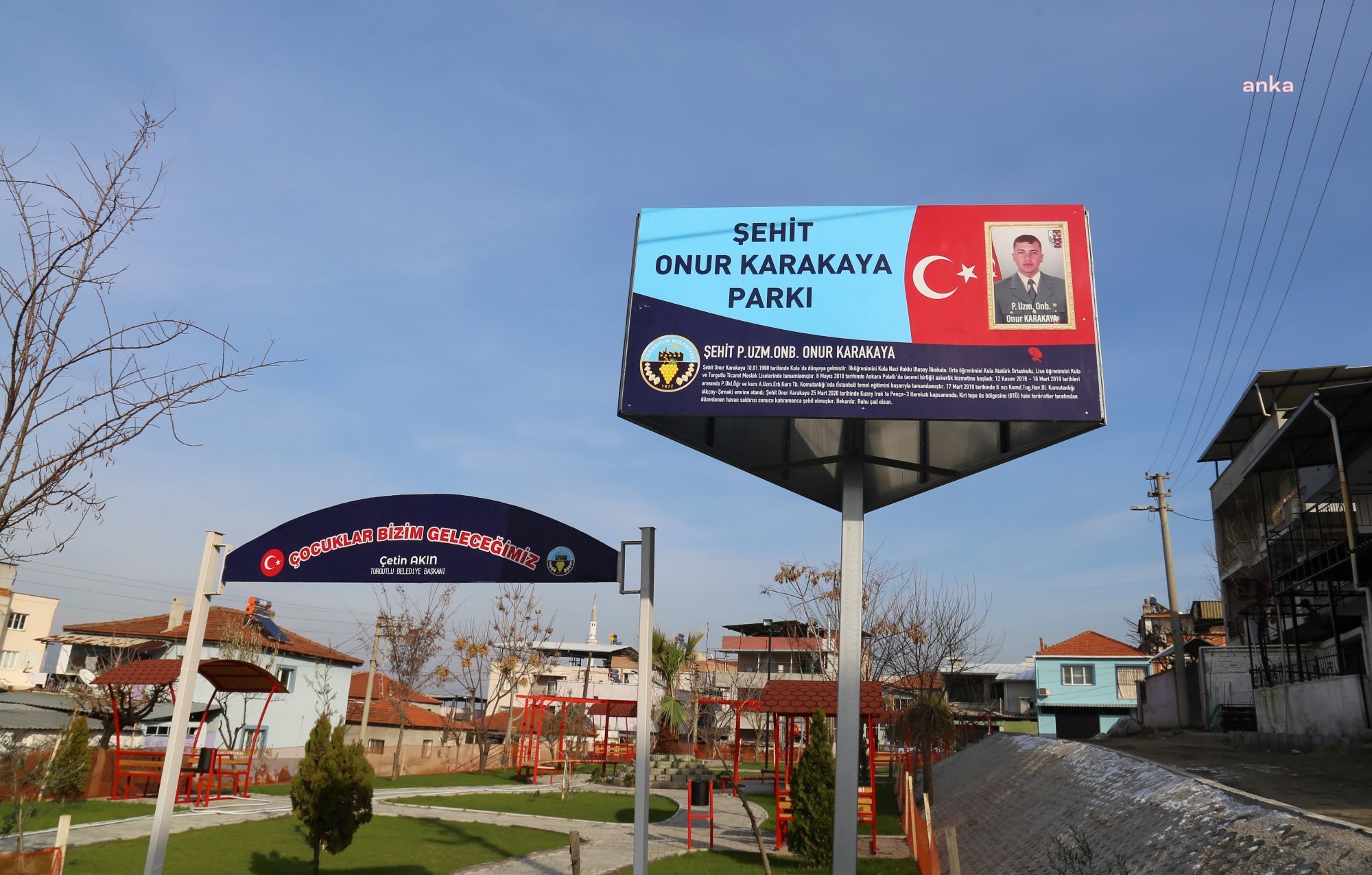 TURGUTLU BELEDİYESİ, ŞEHİT ONUR KARAKAYA PARKI'NI 18 MART'TA AÇIYOR