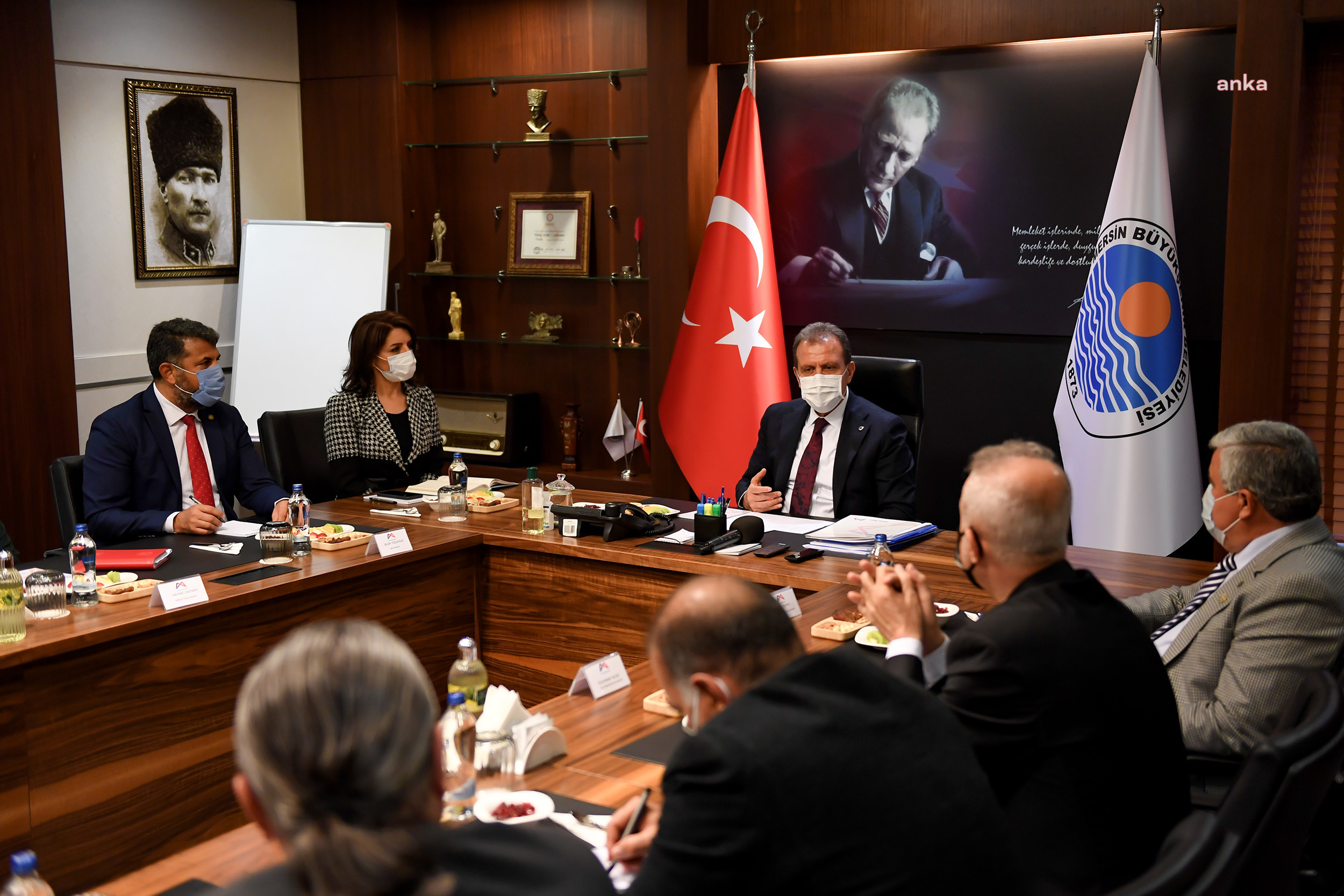 VAHAP SEÇER, MESLEK ODALARI VE DERNEK BAŞKANLARI İLE BULUŞTU