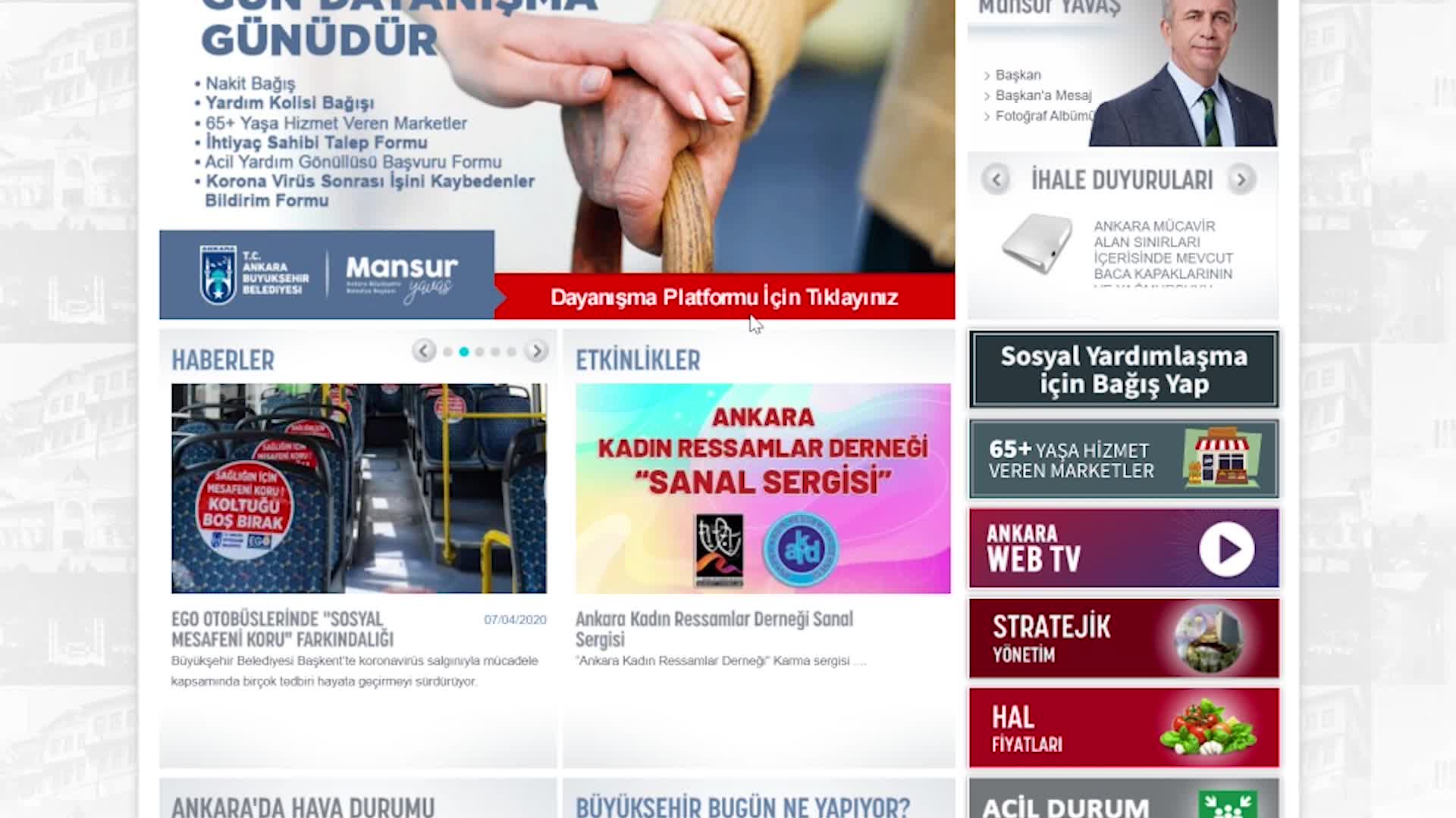 ANKARA BÜYÜKŞEHİR’DEN SANAL SERGİ